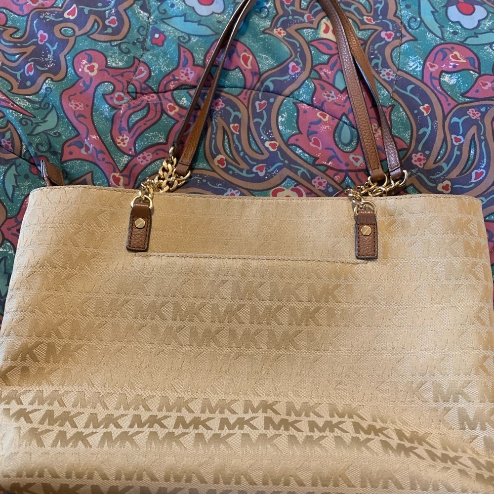 Michael Kors Gold Tote